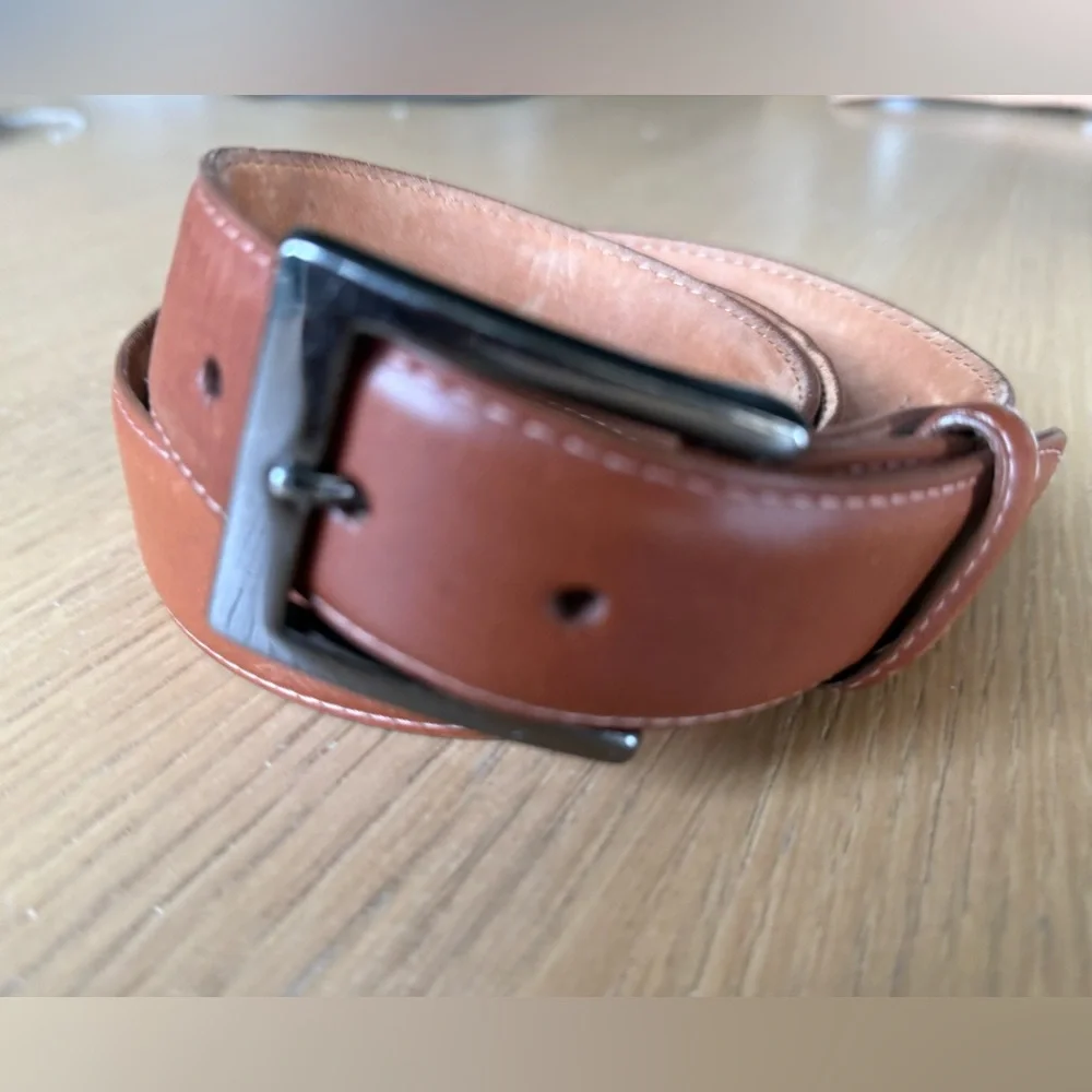 W. KLEINBERG Smooth Leather 1.5” Belt Size 40
